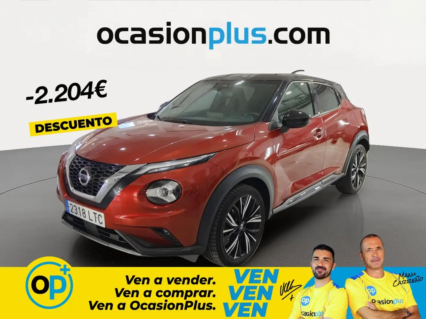 Nissan Juke 1.0 DIG-T N-Design Active 4x2 DCT 7 114 Naranja - 1