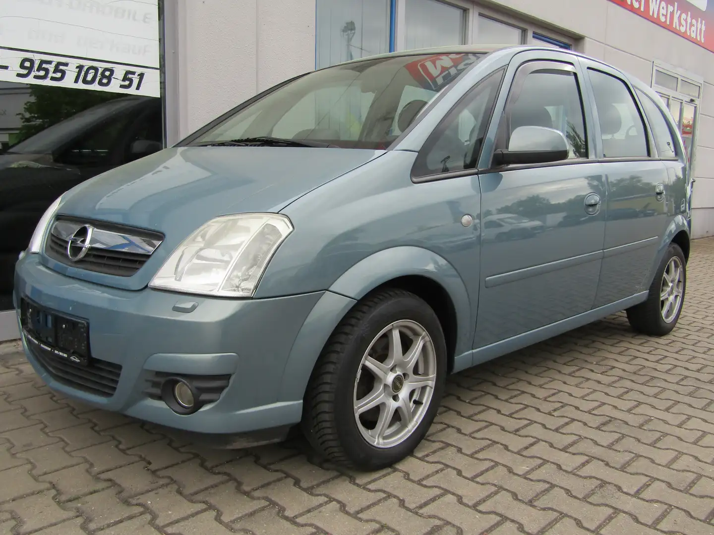 Opel Meriva Edition, Automatik, Allwetterreifen, TÜV/AU neu Зелёный - 1