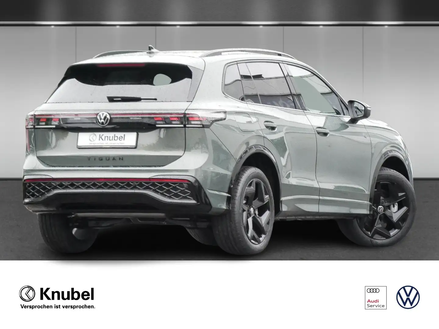 Volkswagen Tiguan R-Line eHybrid AHK HarmanKardon TravelAss. Keyless Grün - 2