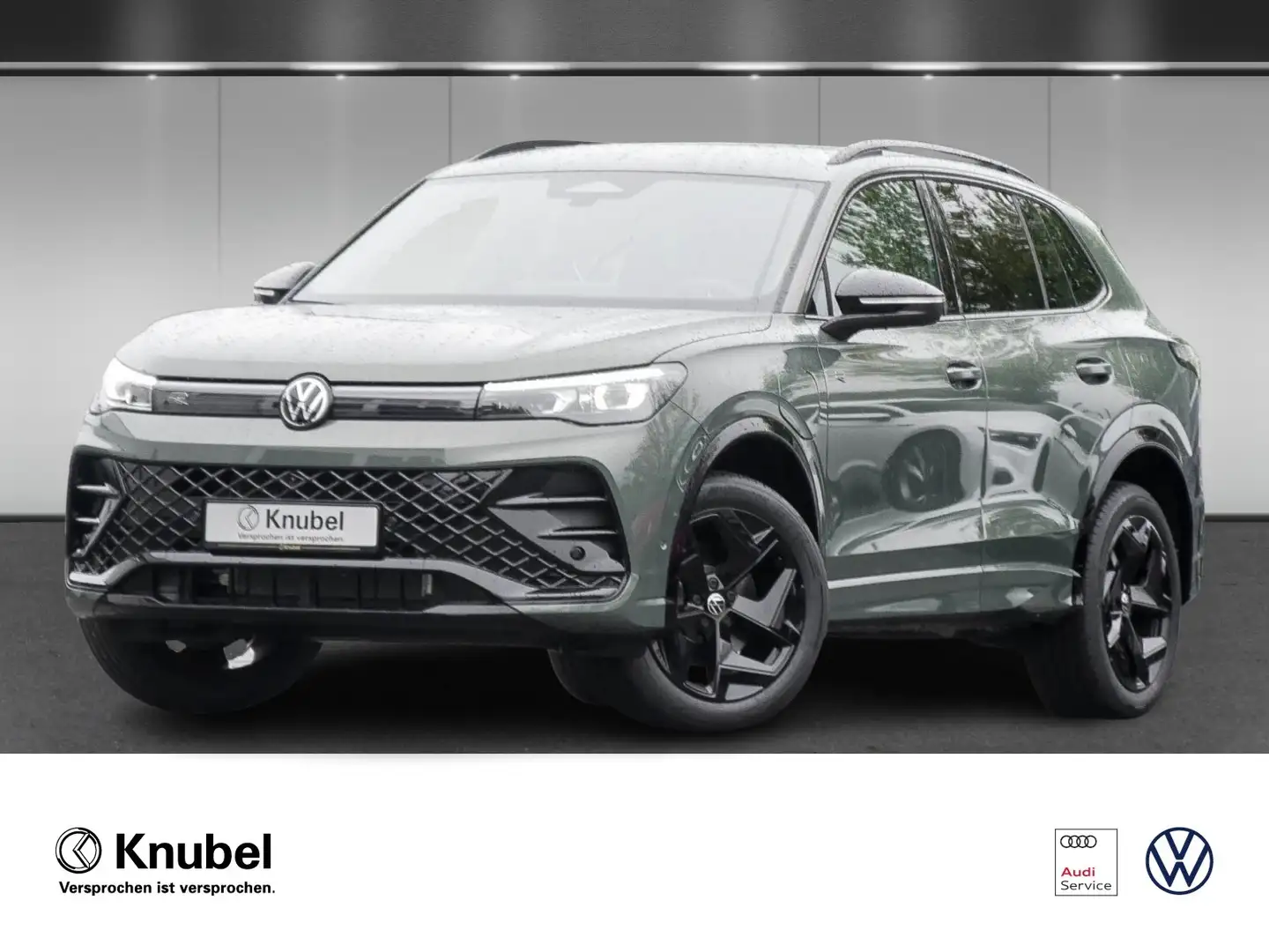Volkswagen Tiguan R-Line eHybrid AHK HarmanKardon TravelAss. Keyless Grün - 1