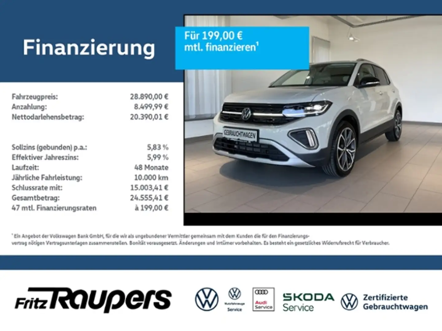 Volkswagen T-Cross 1.0 TSI DSG Style +NAVI+KAMERA Gris - 1