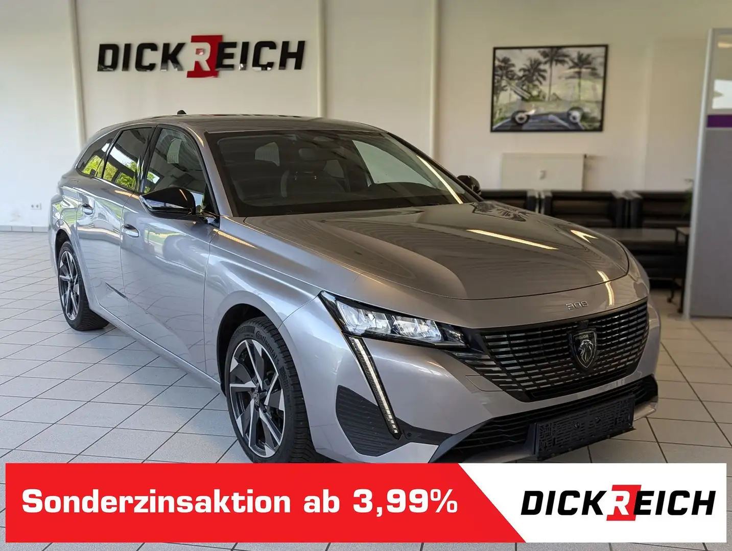 Peugeot 308 1.2 e-THP Allure Komfort-Paket ACC 360° AHK Grau - 1