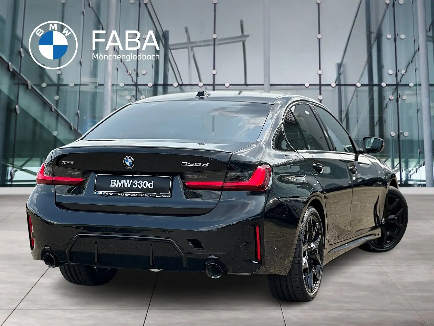BMW 330 d xDrive Limousine M Sportpaket HK HiFi DAB Schwarz - 2