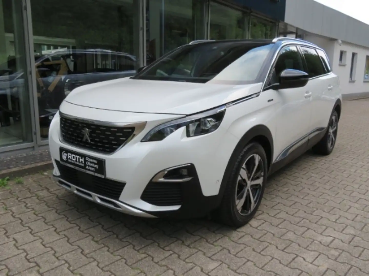 Peugeot 5008 PureTech 180 EAT8 Stop & Start Allure AHK Panorama Blanc - 2