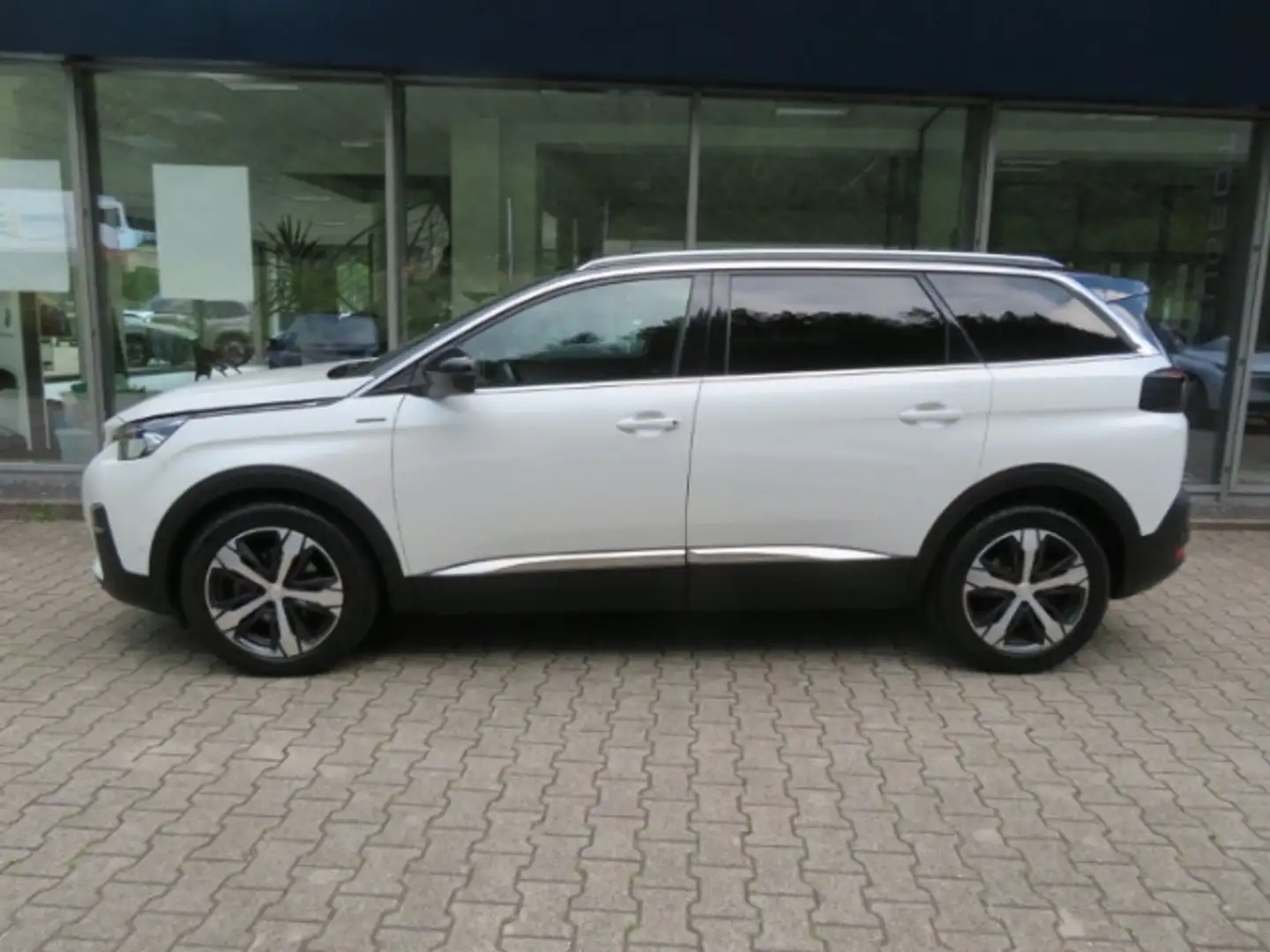 Peugeot 5008 PureTech 180 EAT8 Stop & Start Allure AHK Panorama Blanc - 1