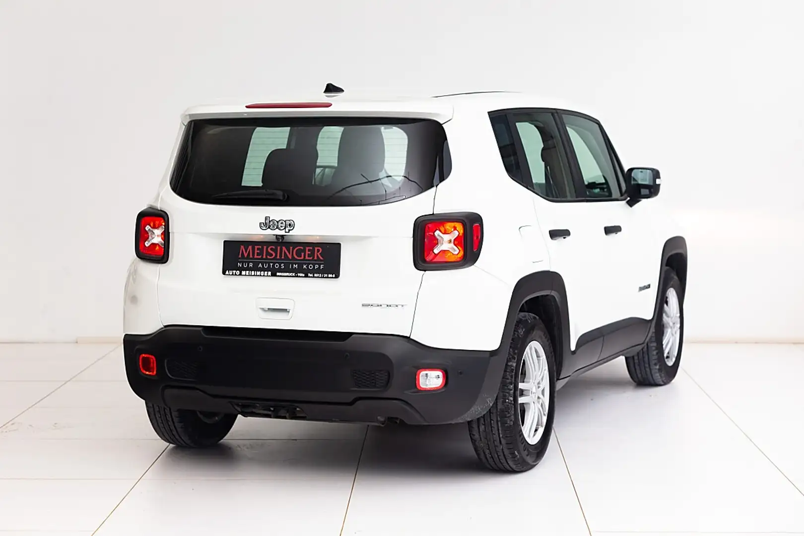 Jeep Renegade 1,0 MultiAir T3 FWD 6MT 120 Sport Weiß - 2