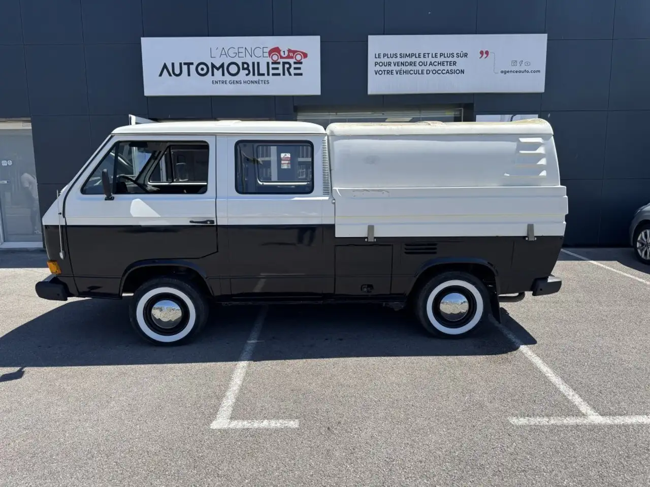 Volkswagen Transporter T3 1.6l TD 70cv boite 4 Doka restauré avec ridelles, foto 3