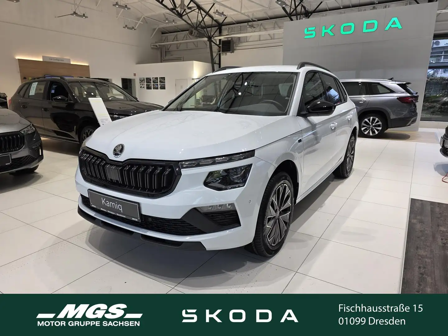 Skoda Kamiq Tour 1.0 TSI DSG #AHK #Navi Weiß - 1