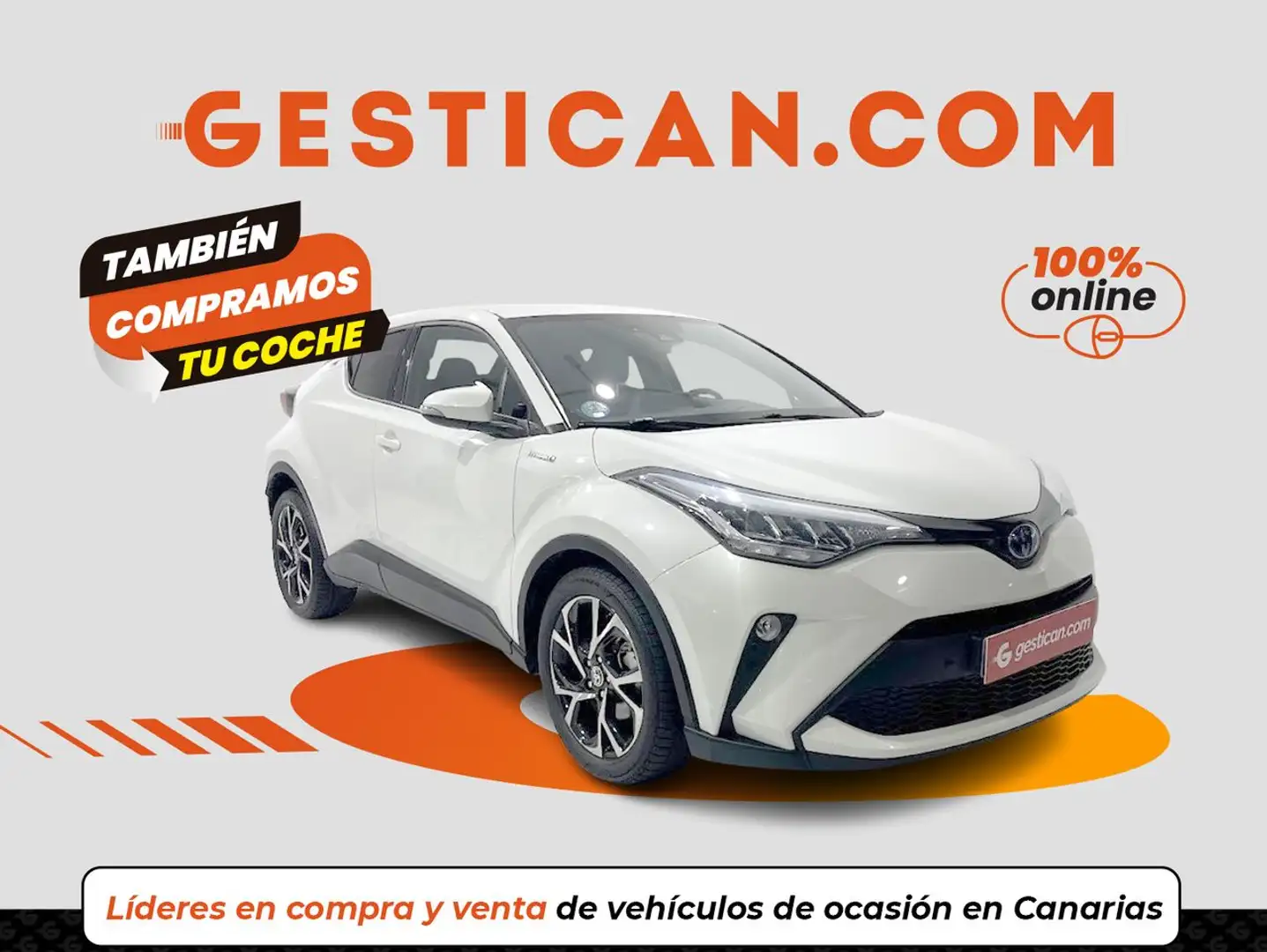 Toyota C-HR 125H Advance Blanc - 1