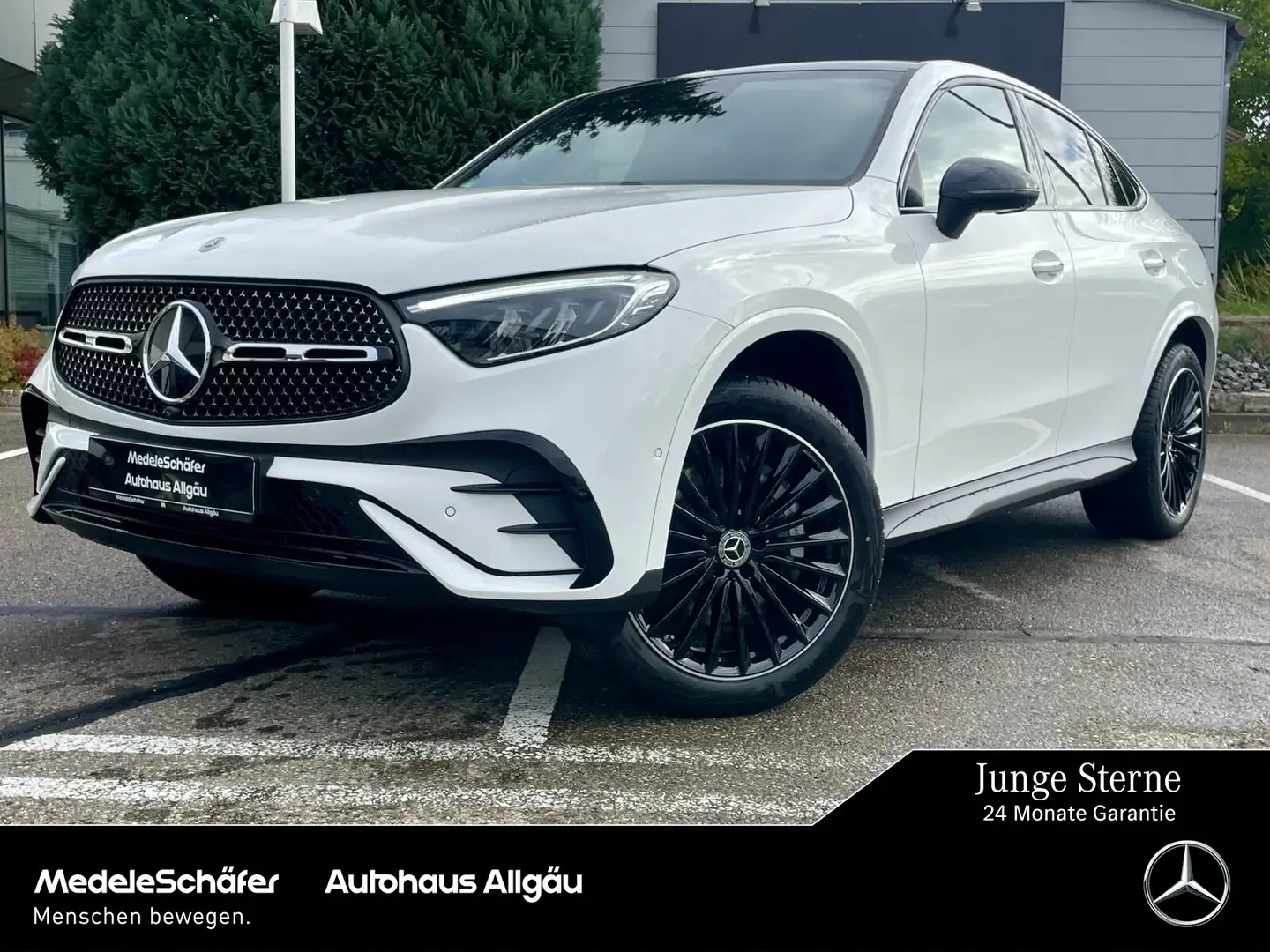 Mercedes-Benz GLC 300 GLC 300 de 4M Coupé AMG Night Distr AHK Pano 20" Weiß - 1