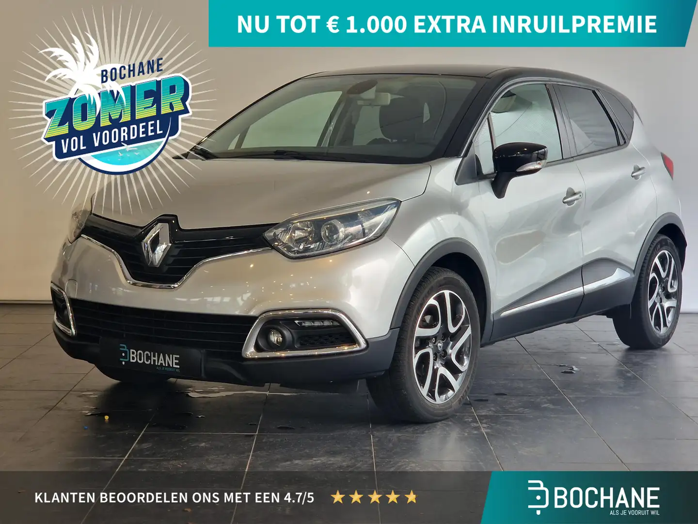 Renault Captur 0.9 TCe Dynamique NAVIGATIE | TREKHAAK | ACHTERUIT Grijs - 1