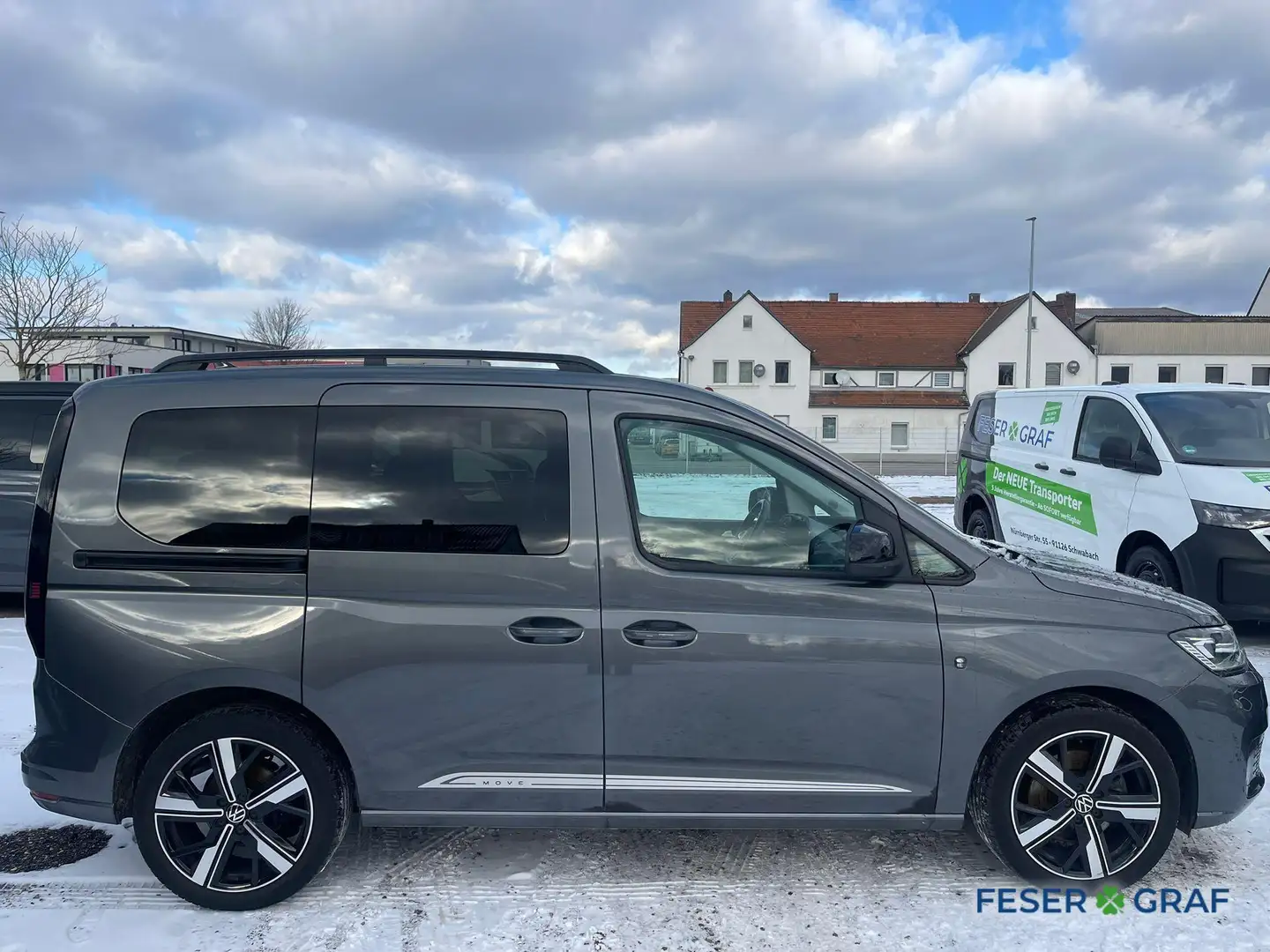 Volkswagen Caddy Life 2.0 TDI Klima Kamera PDC Navi Grau - 2
