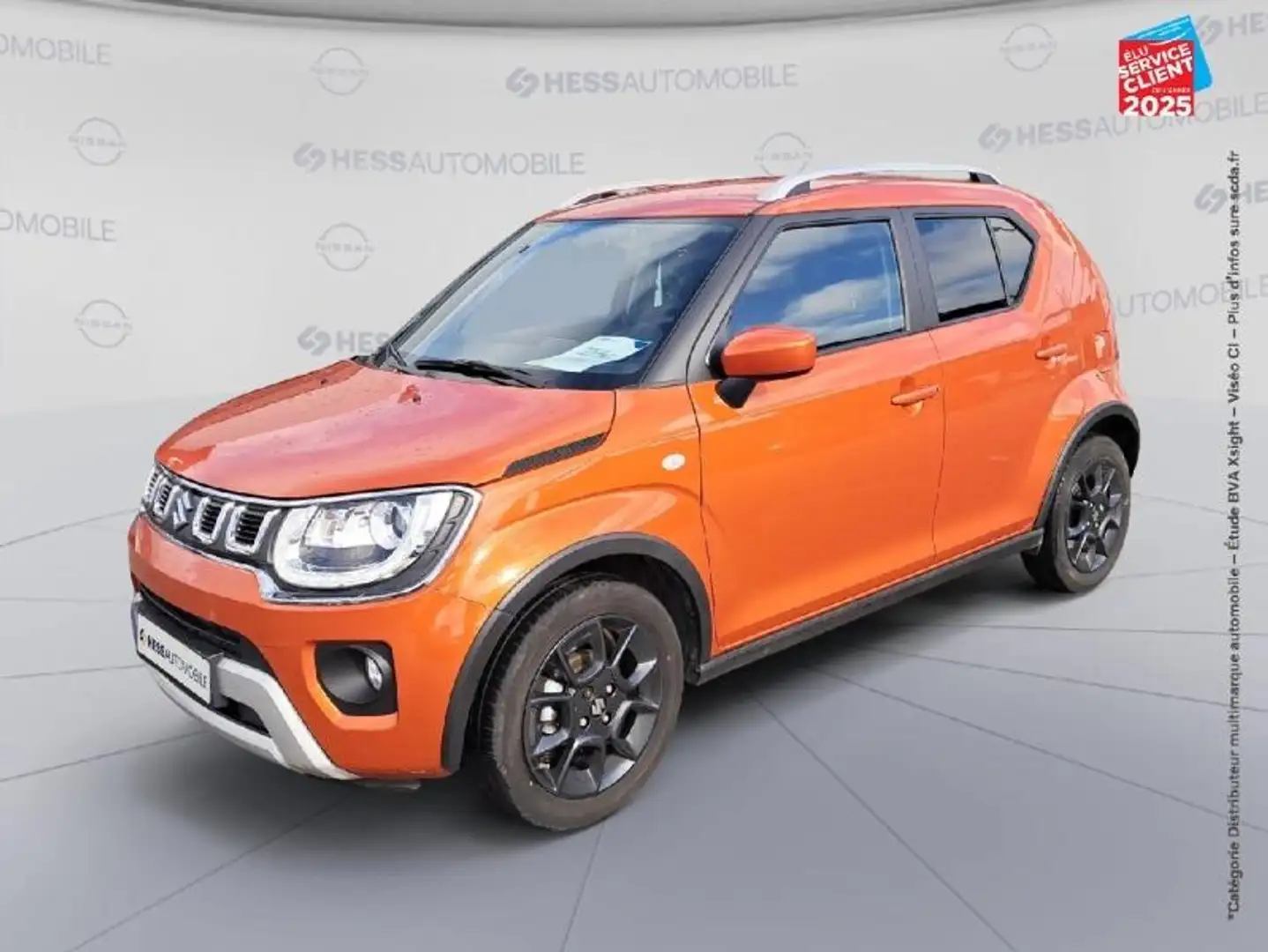 Suzuki Ignis 1.2 Dualjet Hybrid 83ch Privilège Auto Sieges chauf Orange - 1