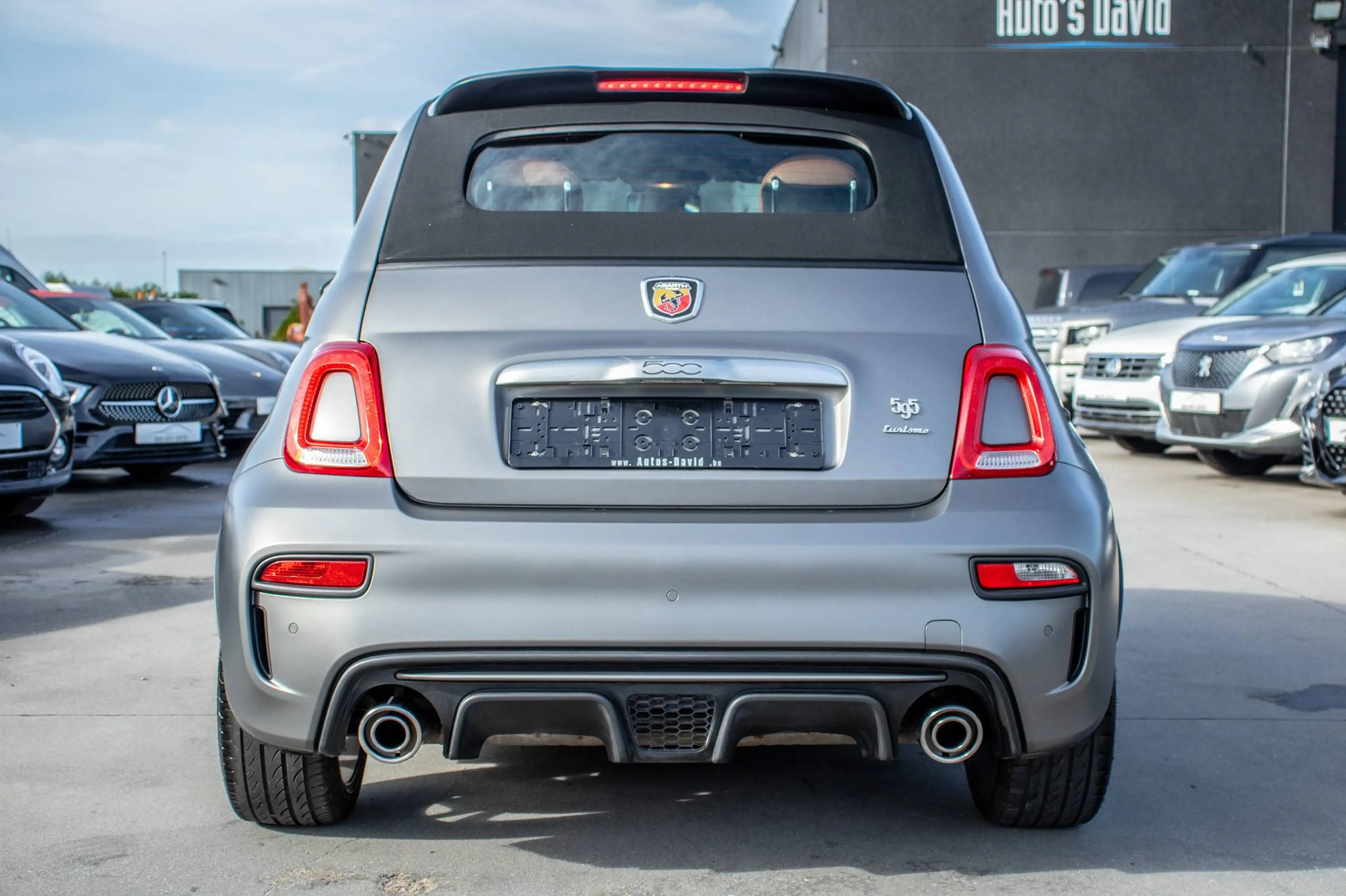 Abarth 595 Turismo Cabrio 1.4 T-Jet / 1 EIGENAAR / HISTORIEK / GRIGIO ASFALTO / LEDER / APPLE CARPLAY / PARKEERSENSOREN — photo 13