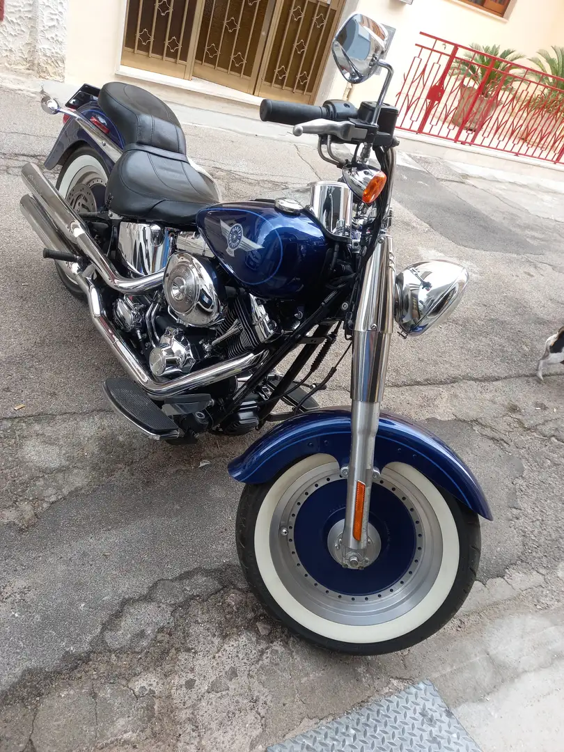Harley-Davidson Fat Boy Niebieski - 2