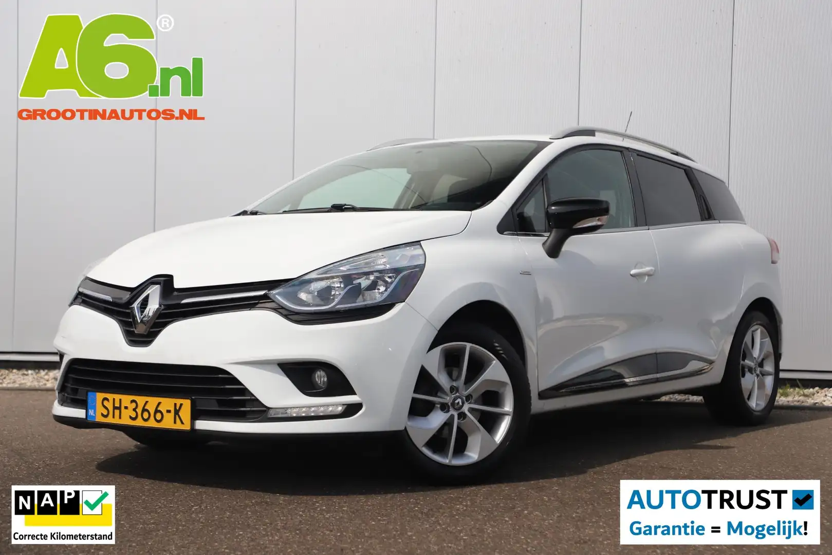 Renault Clio Estate 0.9 TCe Limited Navigatie Bluetooth Airco C Weiß - 1