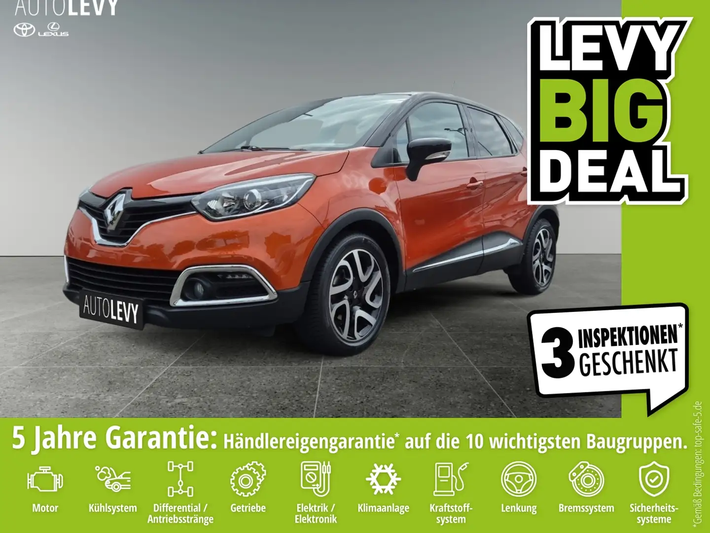 Renault Captur 1.2 TCI Navi*PDC*Bicolorlack Schwarz - 1