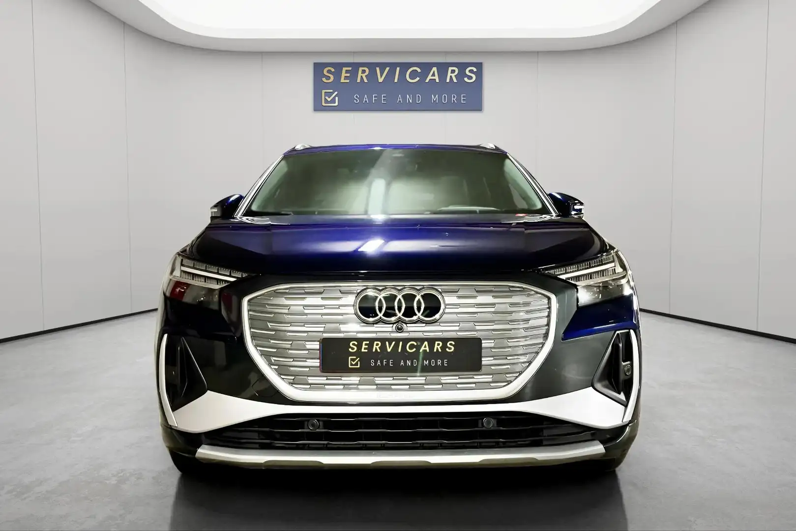 Audi Q4 e-tron Q4 e-Tron 82 kWh 50 Quattro S line/PANO/GAR 12MOIS Bleu - 2