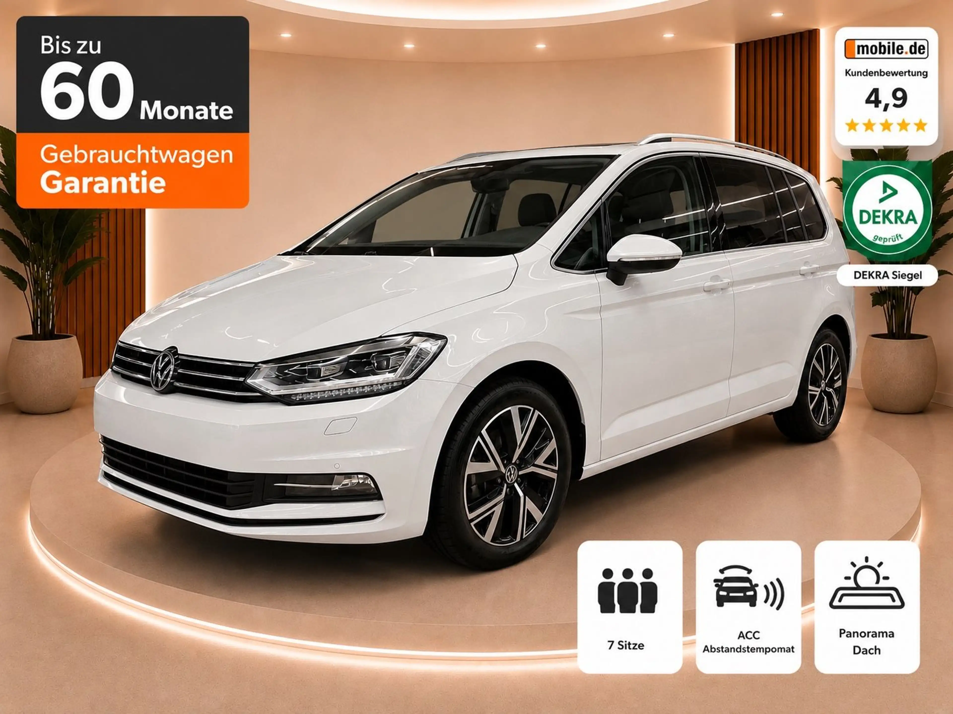 Volkswagen Touran *ACC*7-SITZER*LED*PANORAMA*KAMERA*