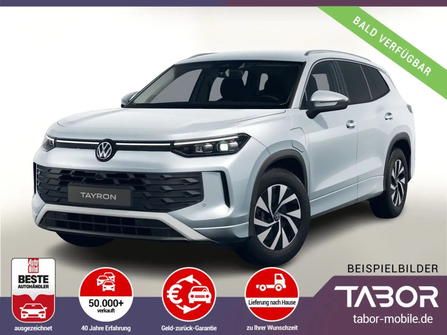 Volkswagen Tayron 1.5 eHybrid 204 DSG LED+ Nav eHK IQ.Drive Silber - 1