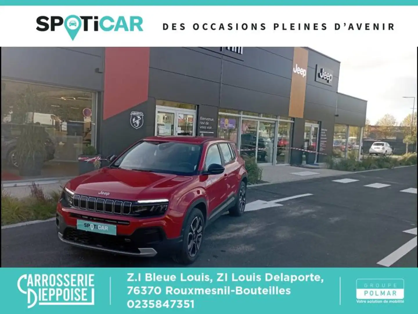 Jeep Avenger 1.2 Turbo T3 100ch Altitude + Rouge - 1