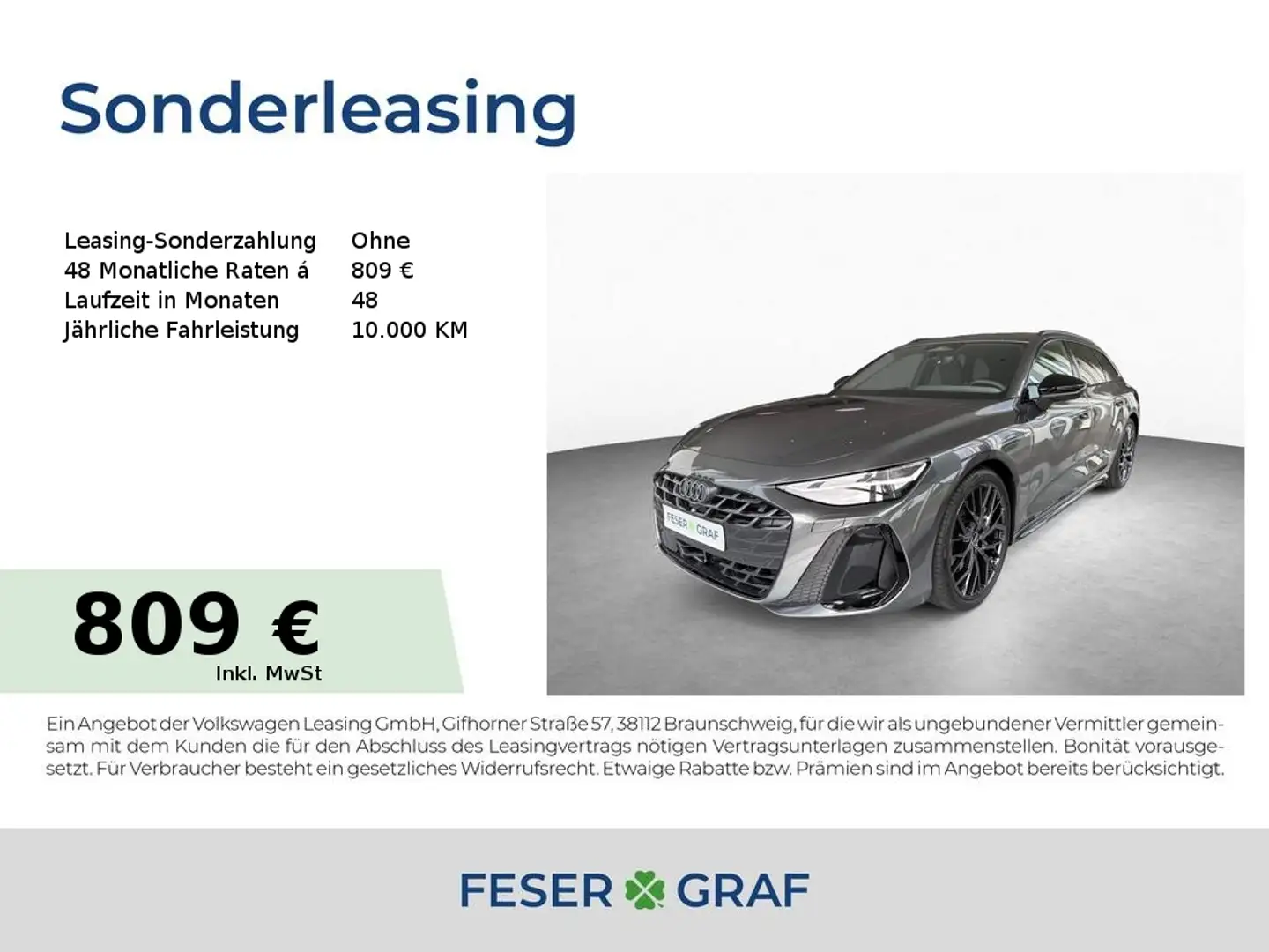 Audi A6 Avant ed. one TDI qu. S tr. *Tech plus* Grau - 1