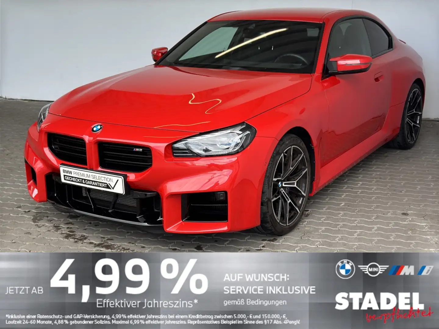 BMW M2 Coupé MX Navi.LED.RFK.DriveAs.Komfort-Zg.HaKa Rood - 2