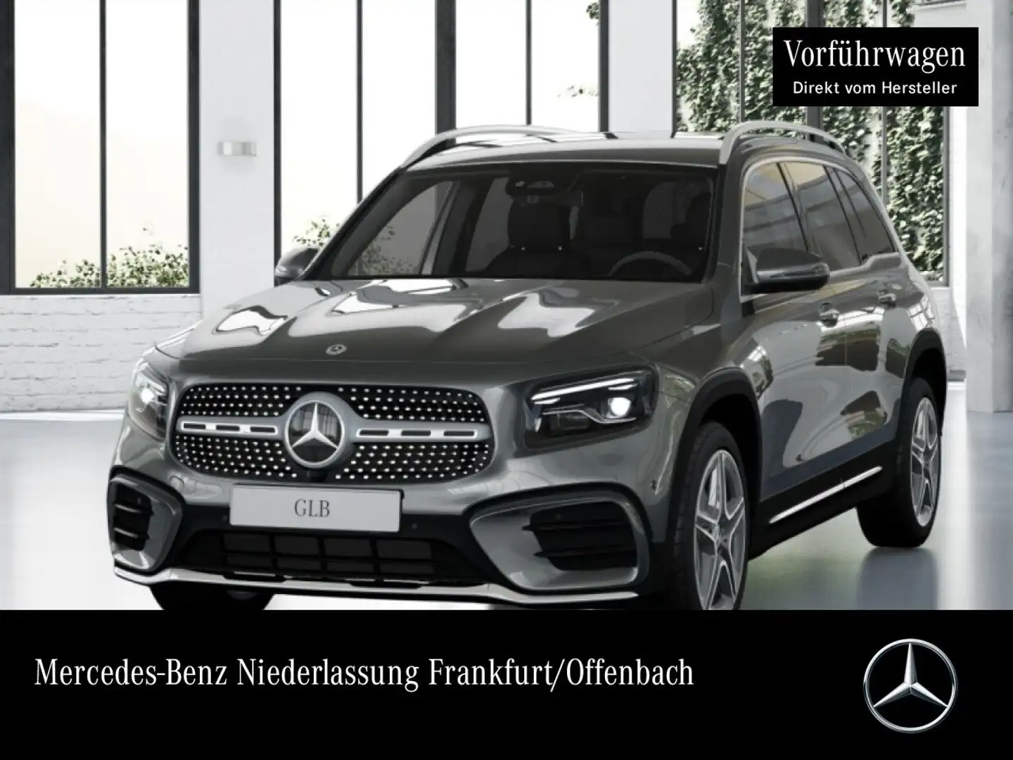 Mercedes-Benz GLB 200 AMG+360°+AHK+MULTIBEAM+TOTW+KEYLESS+7G Grau - 1