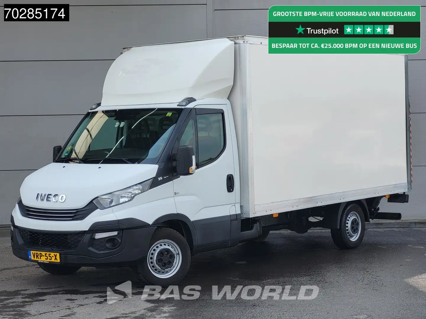 Iveco Daily 35S16 Automaat Laadklep Bakwagen 160PK Airco Cruis Wit - 1