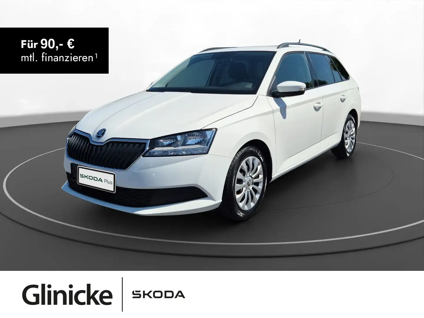 Skoda Fabia Combi 1.0 TSI AHK Klima PDC SiHz Weiß - 1