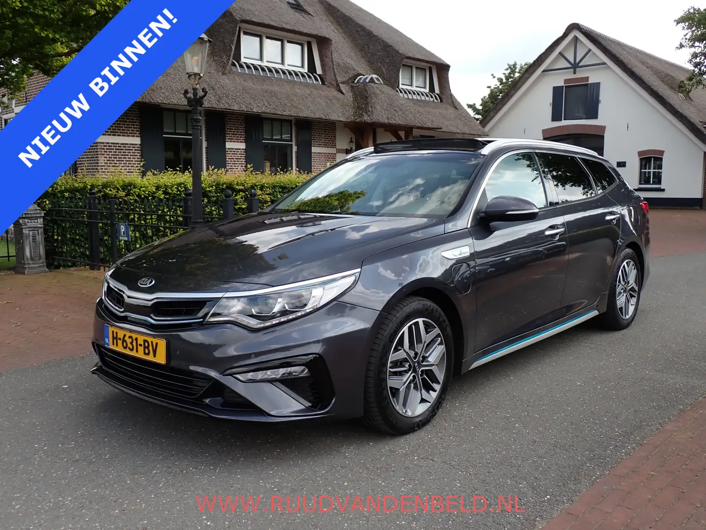 Kia Optima Sportswagon 2.0 GDI PHEV DynamicPlusLine PANODAK/K Grijs - 1