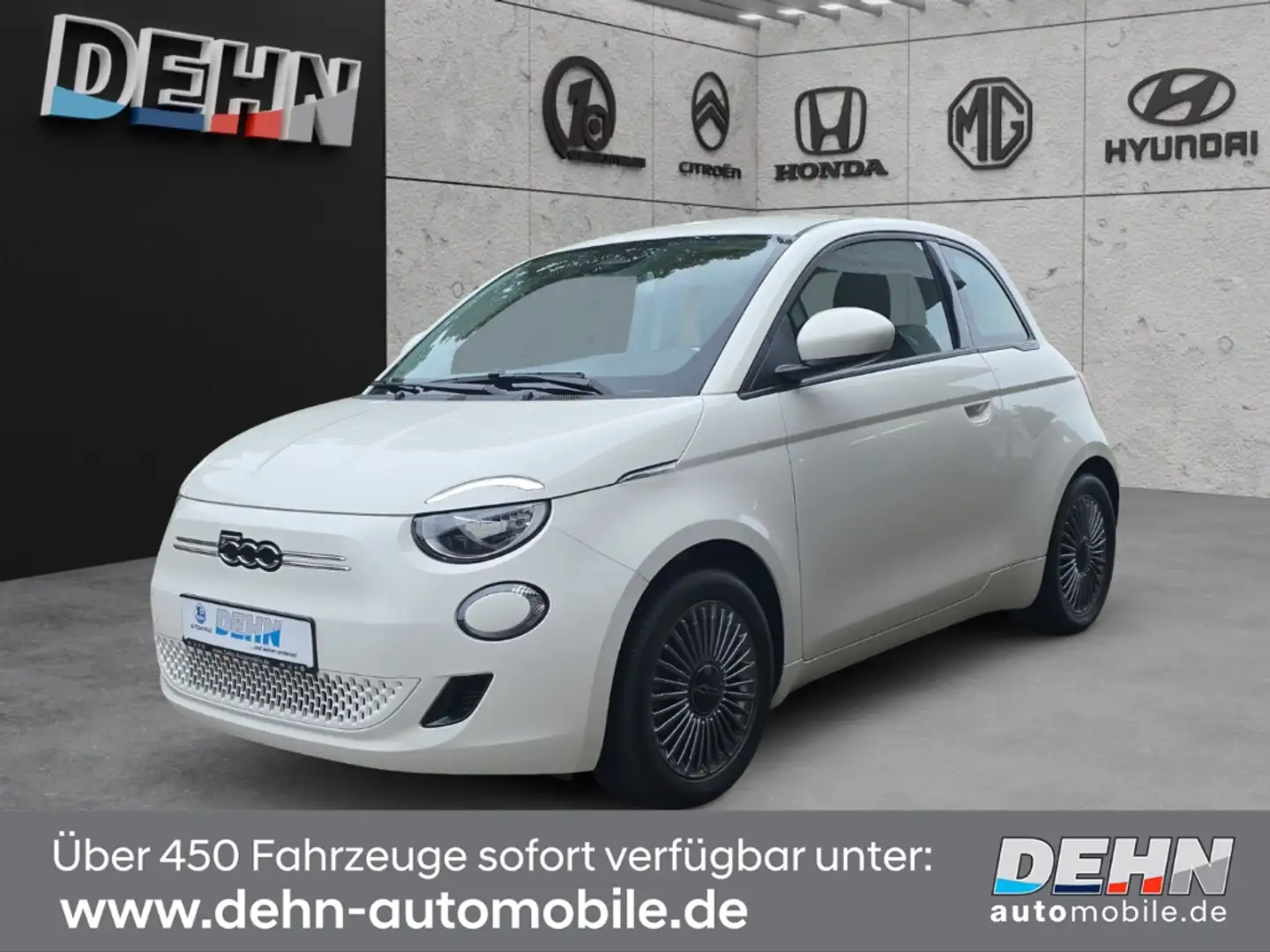 Fiat 500e 3+1 Icon 42kwh Winterpaket PDC Weiß - 2