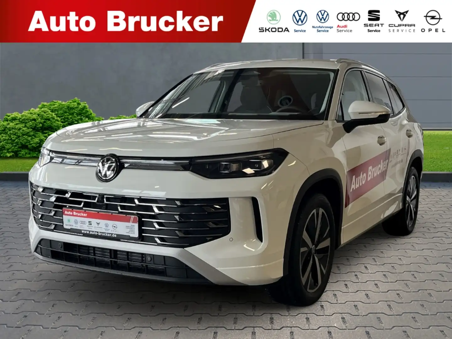 Volkswagen Tayron 1.5 eTSI 110 kW Elegance+Anhängervorrichtung+Navi+ Weiß - 1