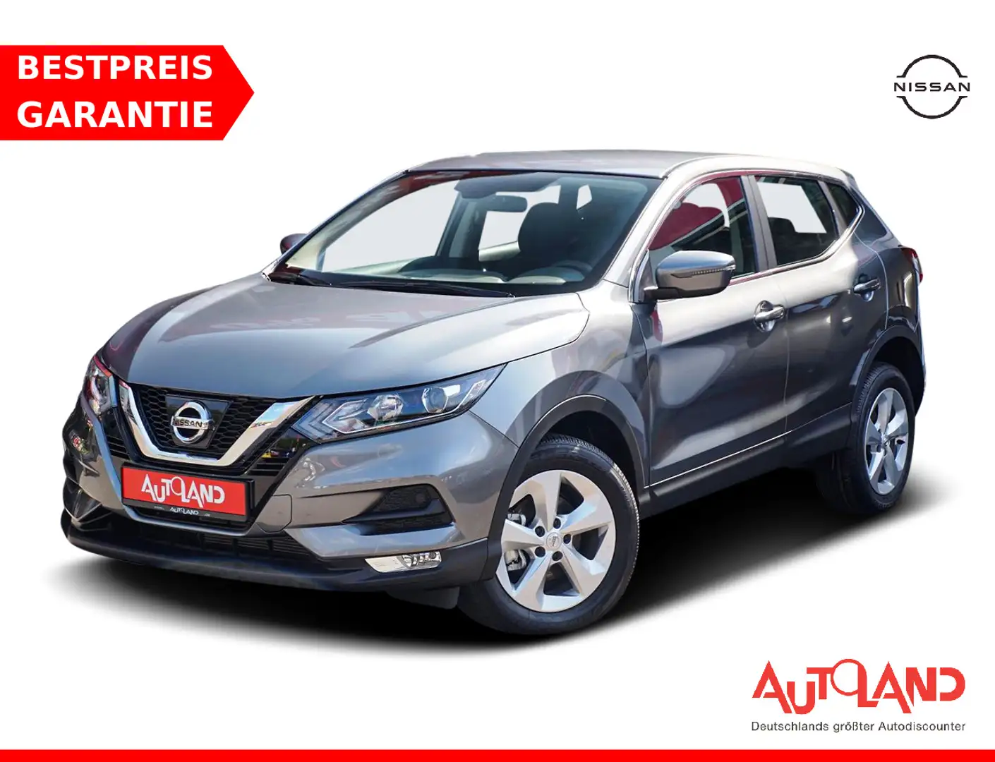 Nissan Qashqai 1.2 DIG-T Tempomat Sitzheizung PDC USB Gris - 1
