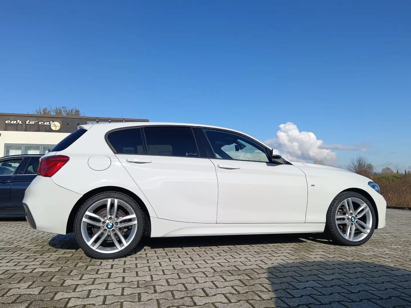 BMW 114 Serie 1 F20 114d Msport 5p Blanc - 2