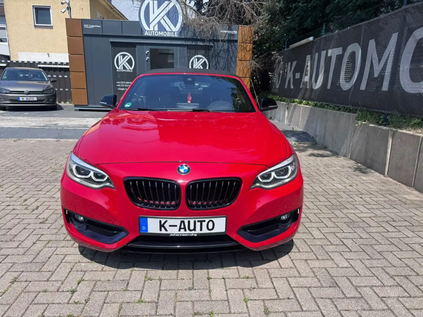 BMW 218 d Cabrio Sport Line/LED/Kamera/Automatik/17" Rot - 2