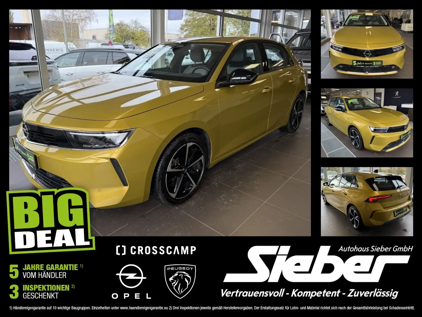 Opel Astra L 1.6 Turbo Plugin Edition PDC*Tempomat Gelb - 1