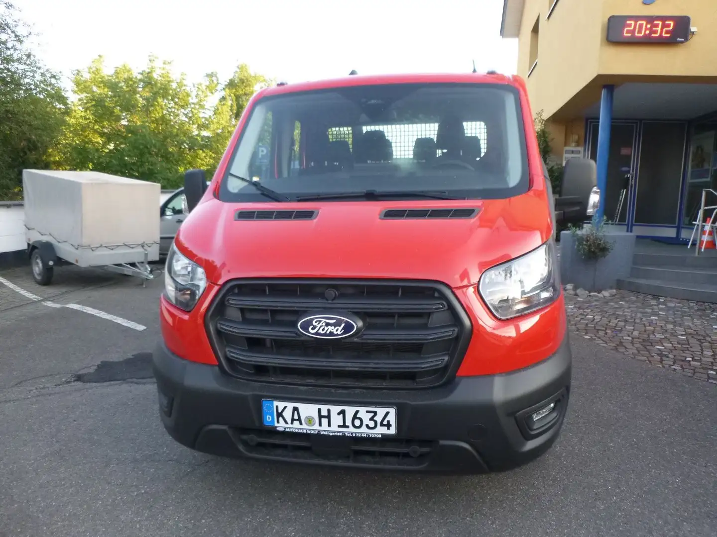 Ford Transit 350 L3 DoKa Heckantrieb 3,5t Anhängelast Rot - 2