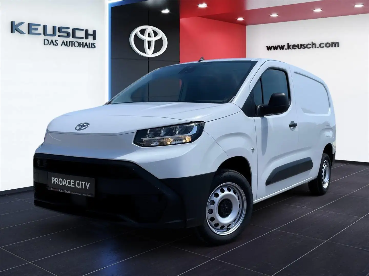 Toyota Proace City BEV 50 kWh, ProWork, L2 Weiß - 1