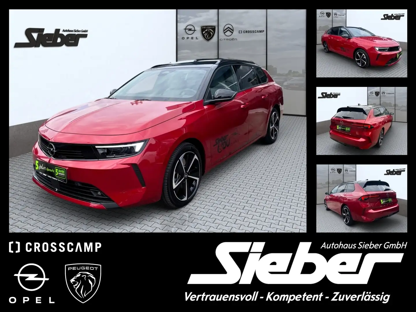 Opel Astra L Sports Tourer 1.6 Turbo Plug-In Elegance Rot - 1