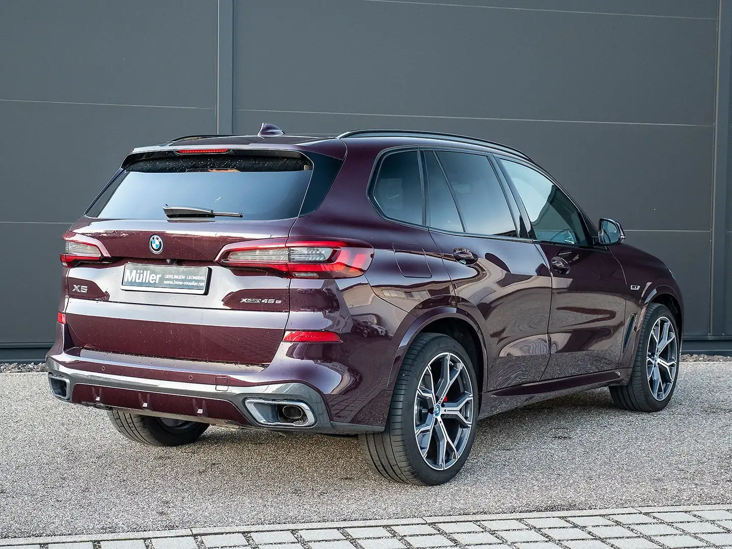 BMW X5 xDrive45e M Sportpaket GSD 360° HUD ACC AHK Laser Rot - 2