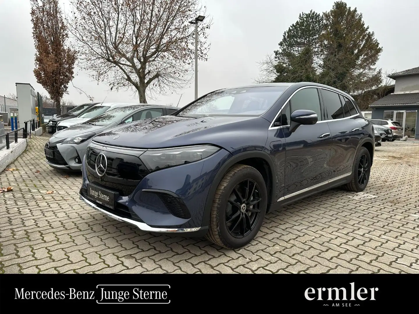 Mercedes-Benz EQS SUV EQS 450 4MATIC SUV AMG Sitzklima Panoramadach Blau - 1