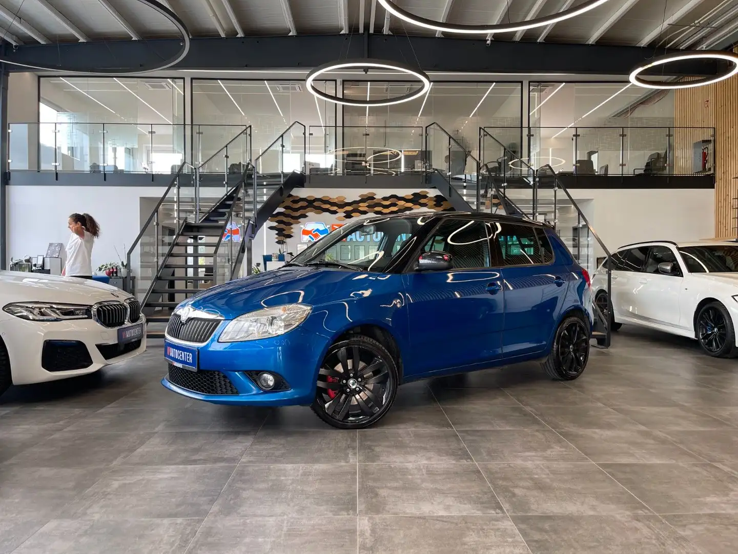 Skoda Fabia RS 5-Türer*TÜV-07/2027*NAVI*PDC*KLIMAAUT.* Bleu - 1