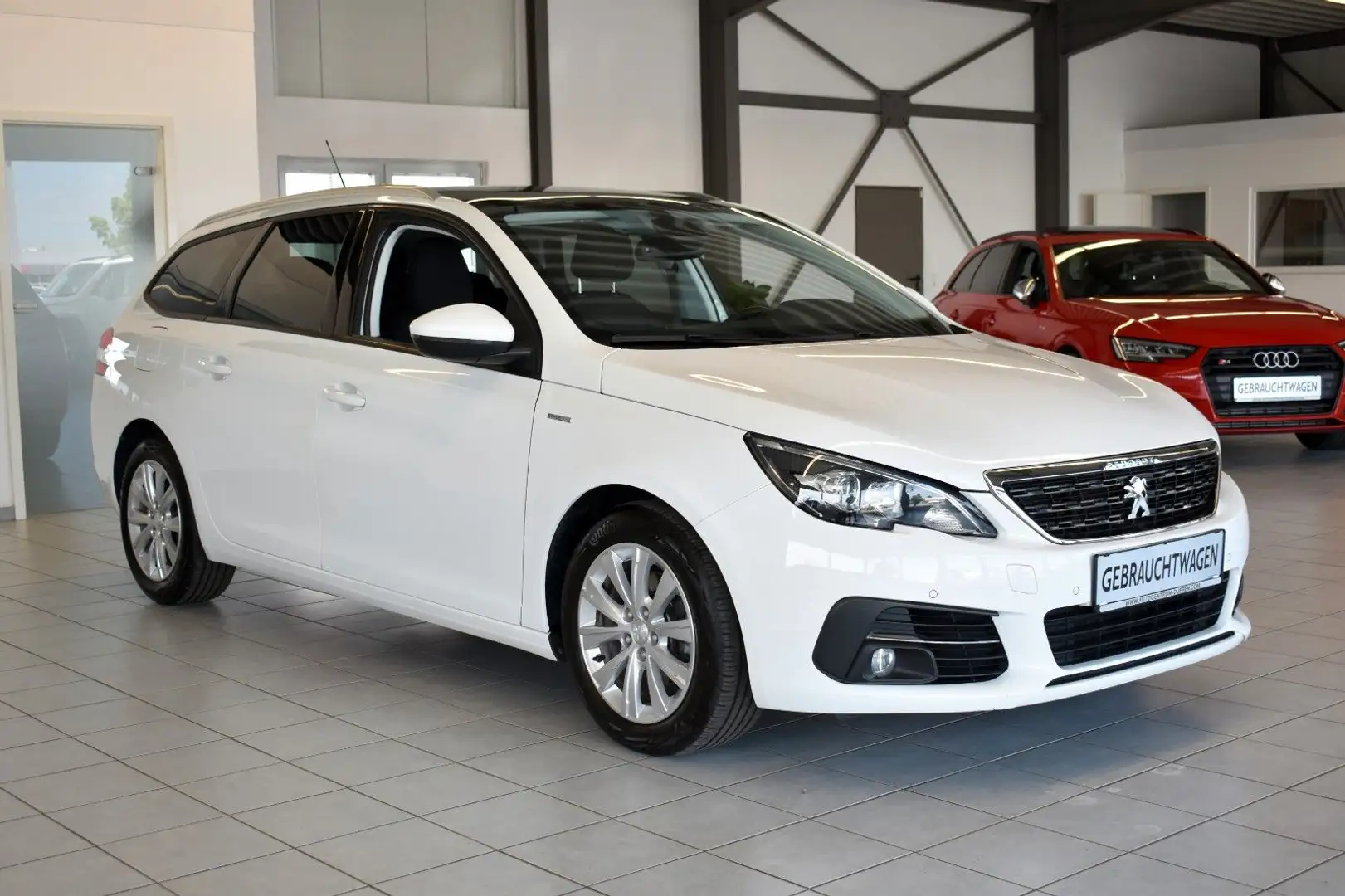Peugeot 308 SW Style PDC/KLIMAAUT./PANORAMA/1.HAND Blanc - 1