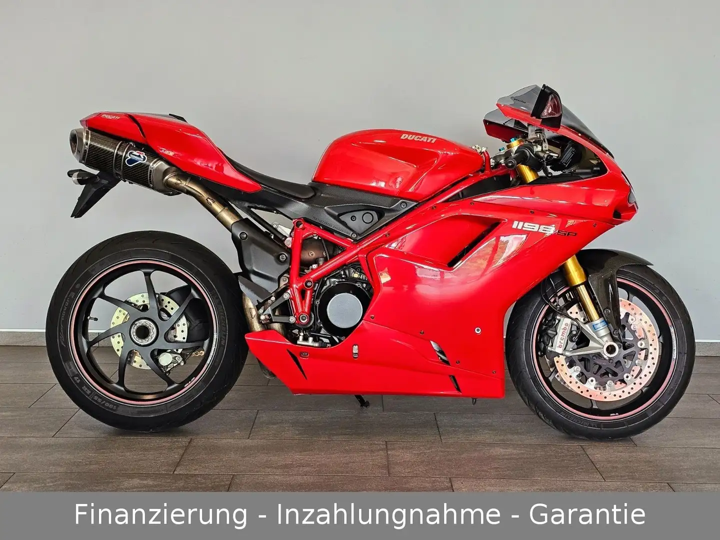 Ducati 1198 SP aus 1. Hd Originalzustand + Termignoni! Červená - 2