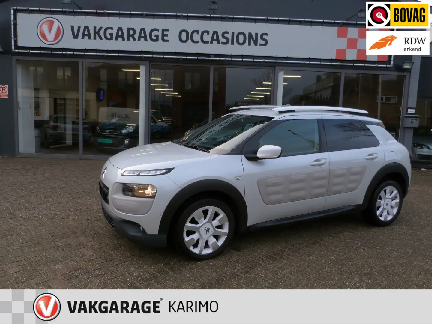 Citroen C4 Cactus 1.2 PureTech Business Plus Parelmoer wit,navi,came Wit - 1