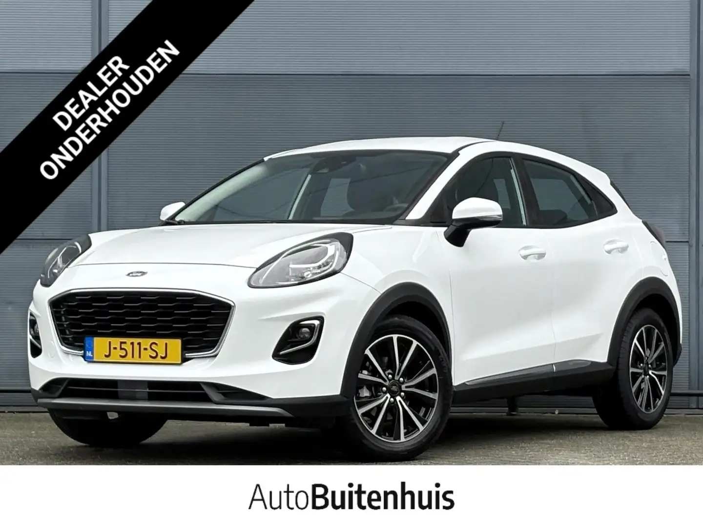 Ford Puma 1.0 EcoBoost Hybrid Titanium X|1e Eigenaar|AFN. TR Wit - 1