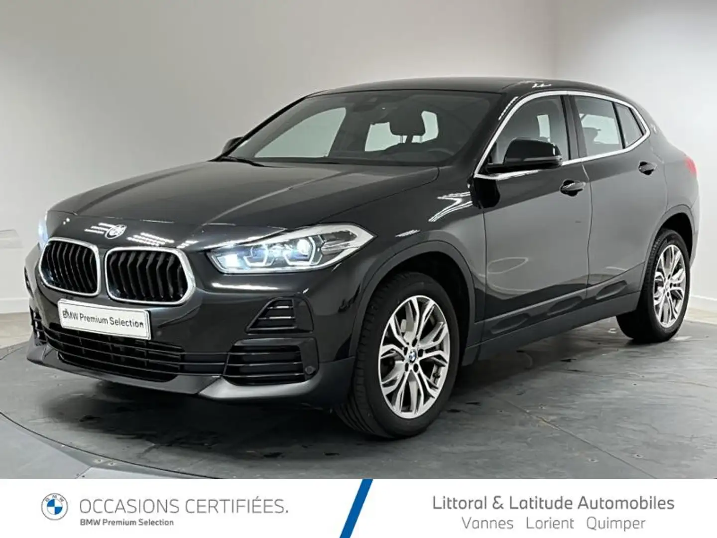 BMW X2 sDrive16dA 116ch Business Design DKG7 Euro6d-T Noir - 1