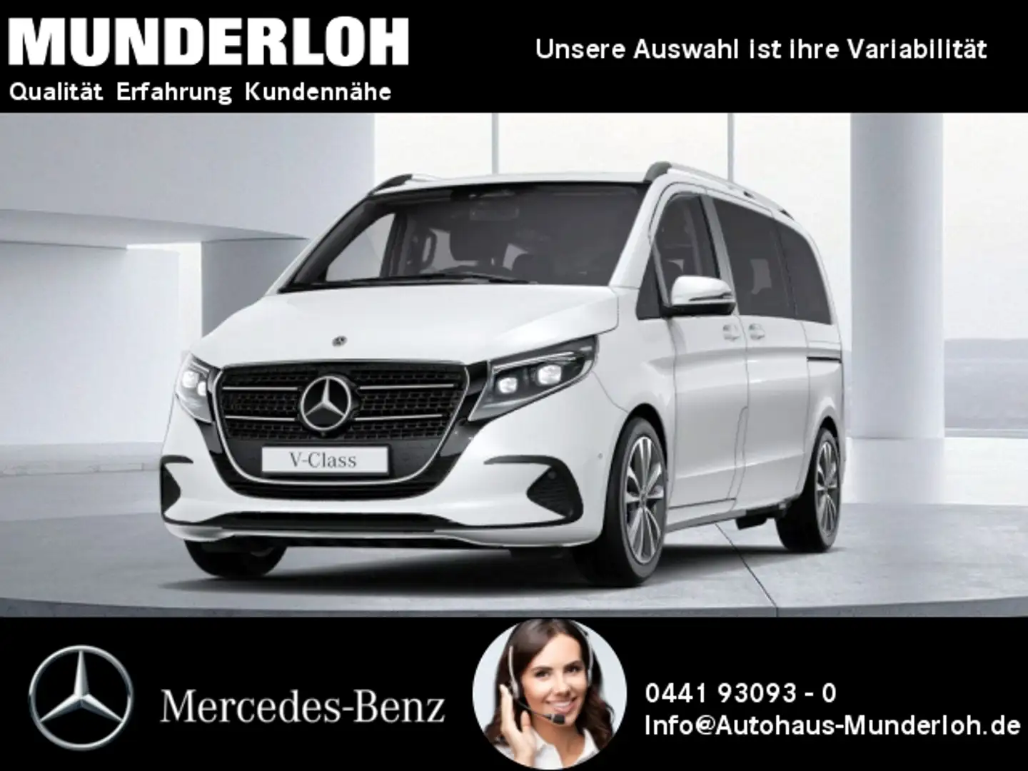 Mercedes-Benz V 220 d STYLE Kompakt Alb - 1
