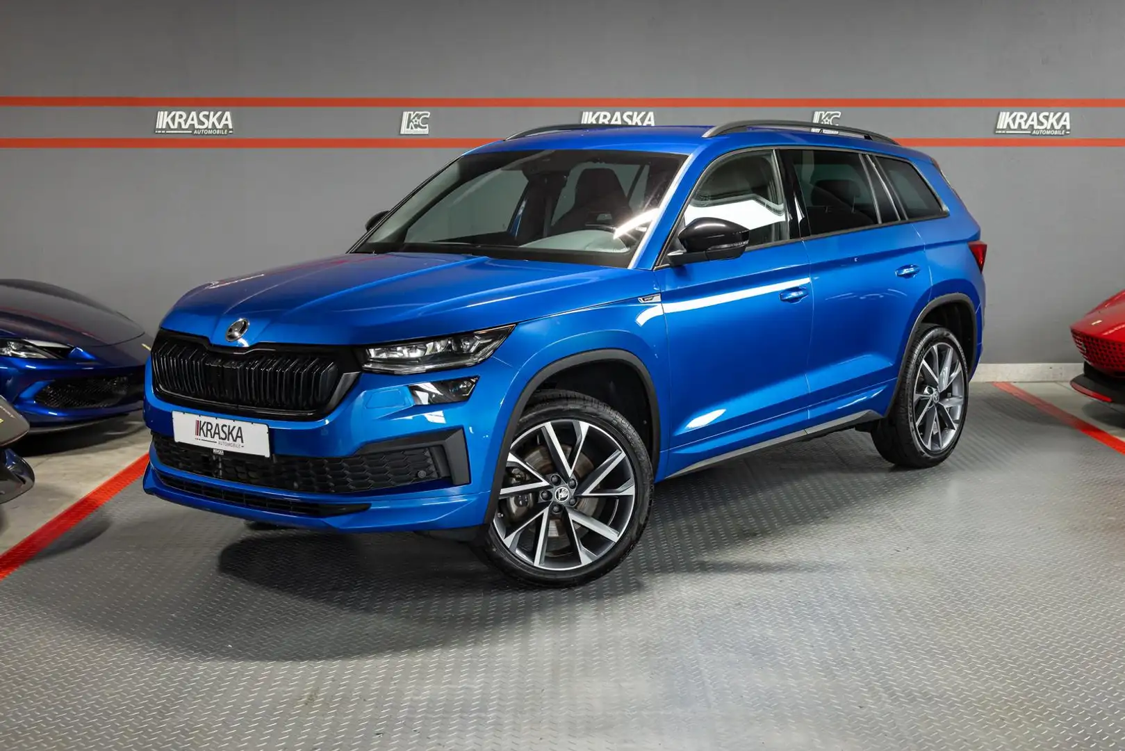 Skoda Kodiaq 2.0 TSI Sportline 4x4 KESSY AMUNDSEN 20" Blau - 1